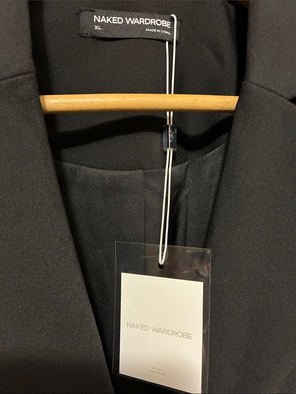 naked wardrobe Black Tailored Blazer and mini dress. - Picture 2 of 8